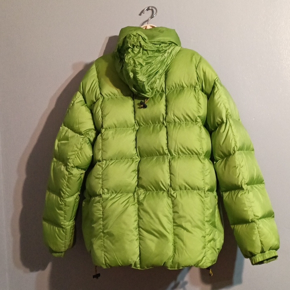 Polo sport Ralph Lauren women's vintage lime green hooded puffer coat size XL - Picture 12 of 17